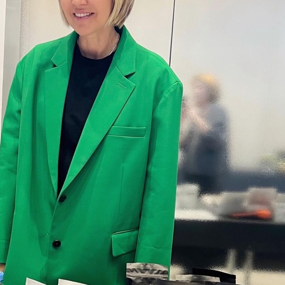 Frankie shop suite NWT oversized jacket and straight leg pants - Picture 12 of 16